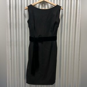 Dolce & Gabbana Black Wool Sleeveless Dress